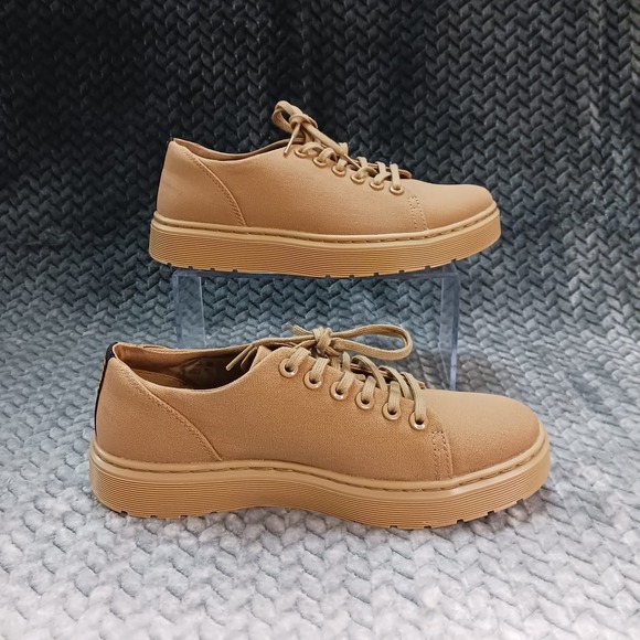 Dr. Martens Dante Canvas Muted Savannah Tan Sneakers‎ Men's 6 Women's 7 NEW